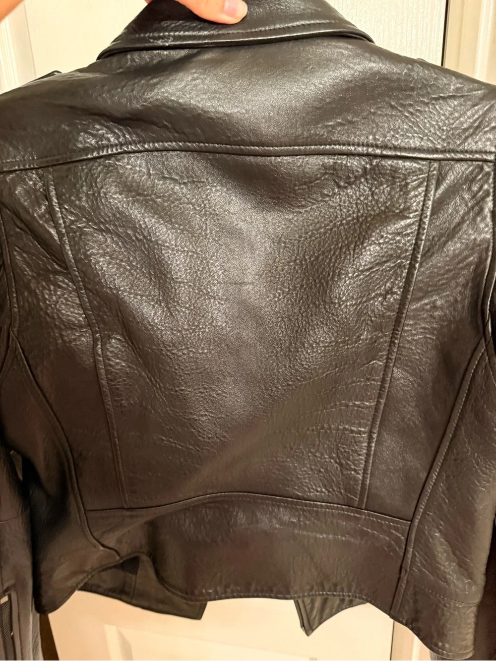 Banana Republic Black Leather Moto Jacket